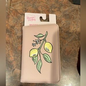 Frasier Sterling Lemon Passport Holder